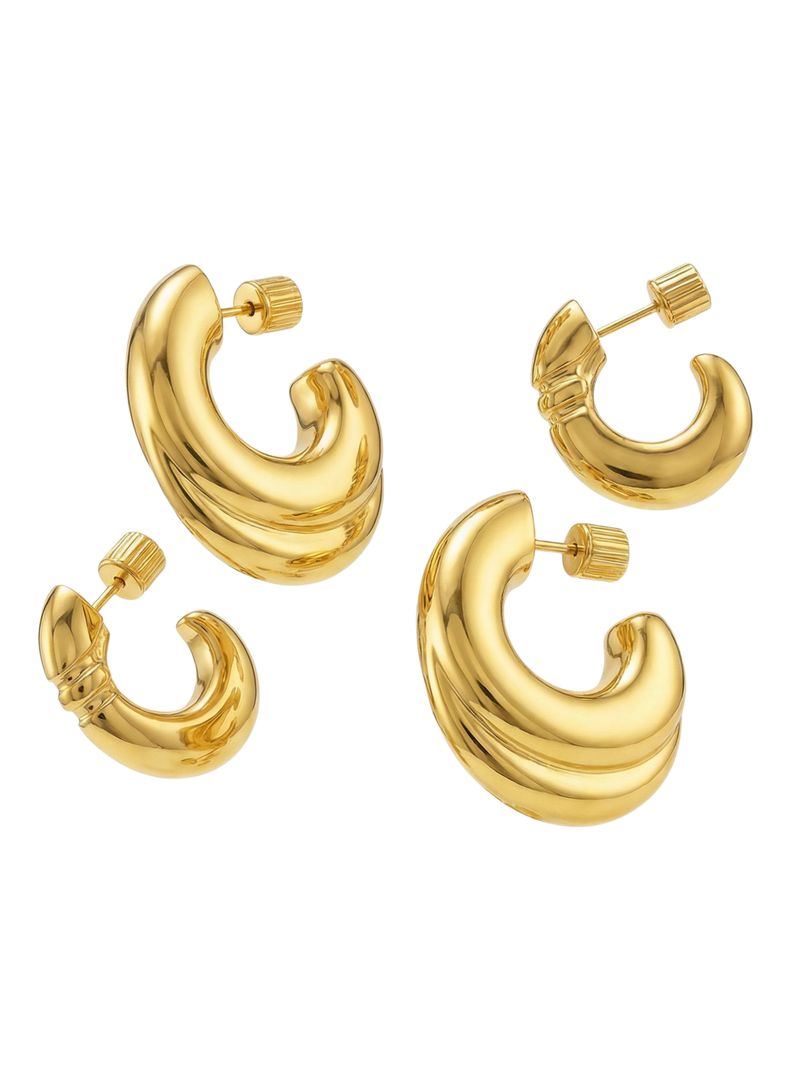 AMERICAN ART DECO EARRINGS